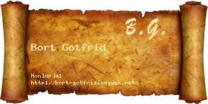 Bort Gotfrid névjegykártya
